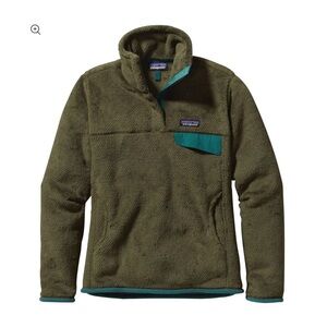 PATAGONIA Re-Tool Snap-T Pullover in Fatigue Green - Urbanist Green